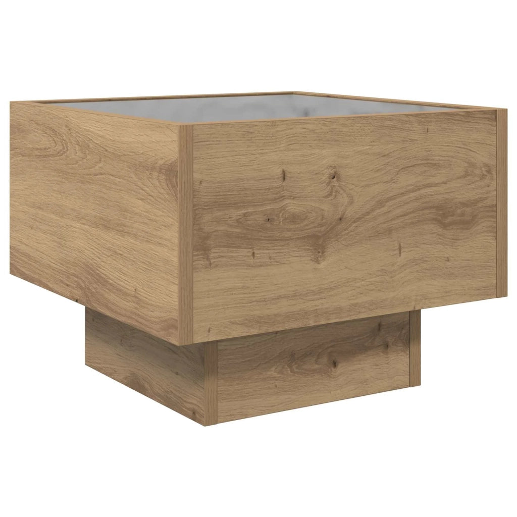 Tavolino da salotto rovere artigianale 40 x 40 x 30 cm 879657