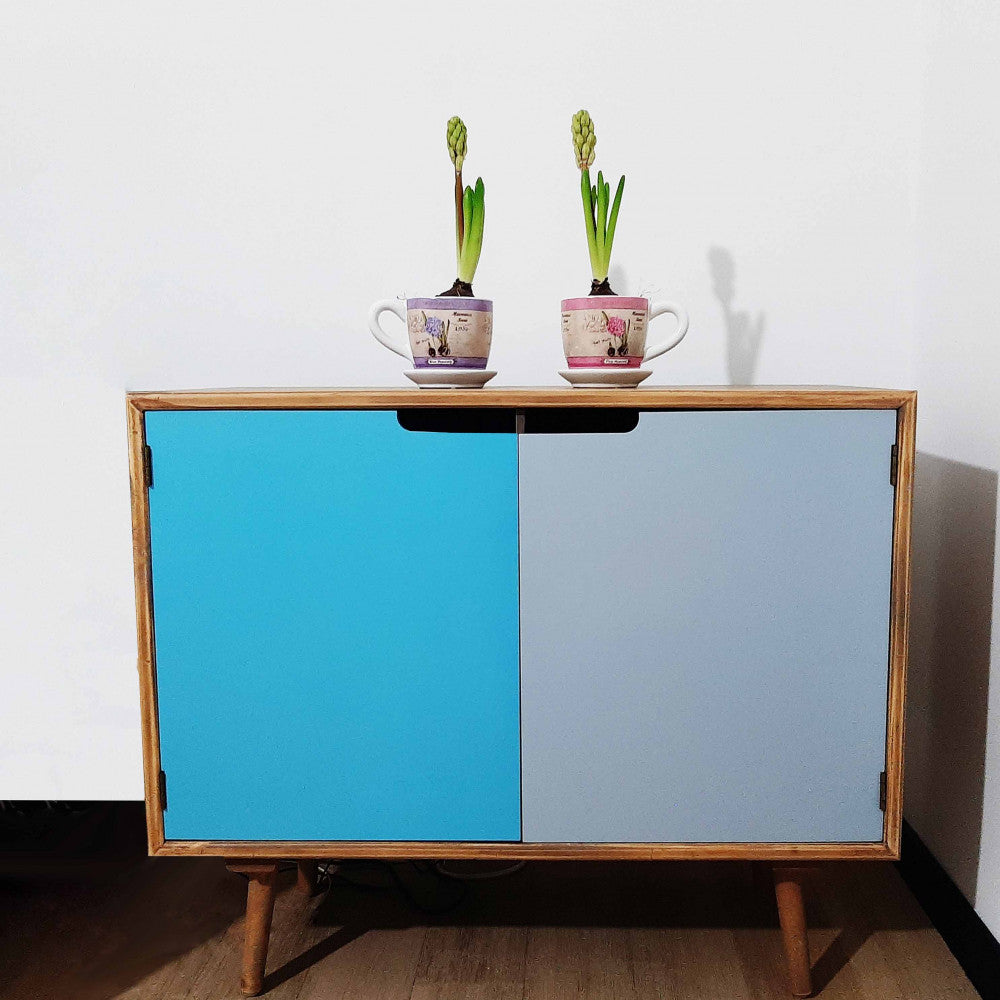 Mobiletto Niagara 80x35,5x66,8 h cm in Legno Multicolor