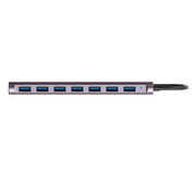 Hub usb3.0 slim 7 porte 5.0gbps ali - XHUB-07A3P
