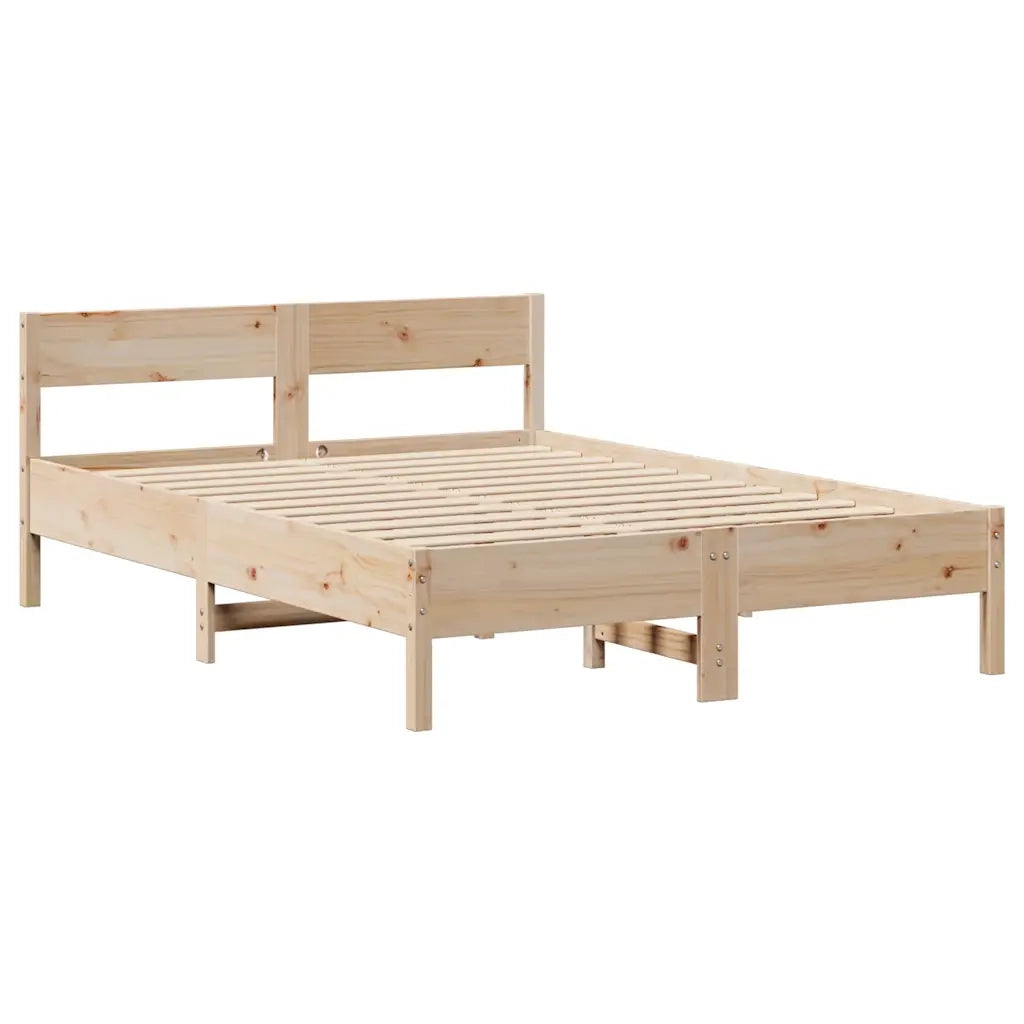 vidaXL Letto senza Materasso 150x200 cm in Legno Massello di Pino