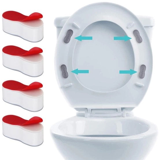 Buffers per toilet - 4 pezzi - accessorio essenziale per l'uso del water -