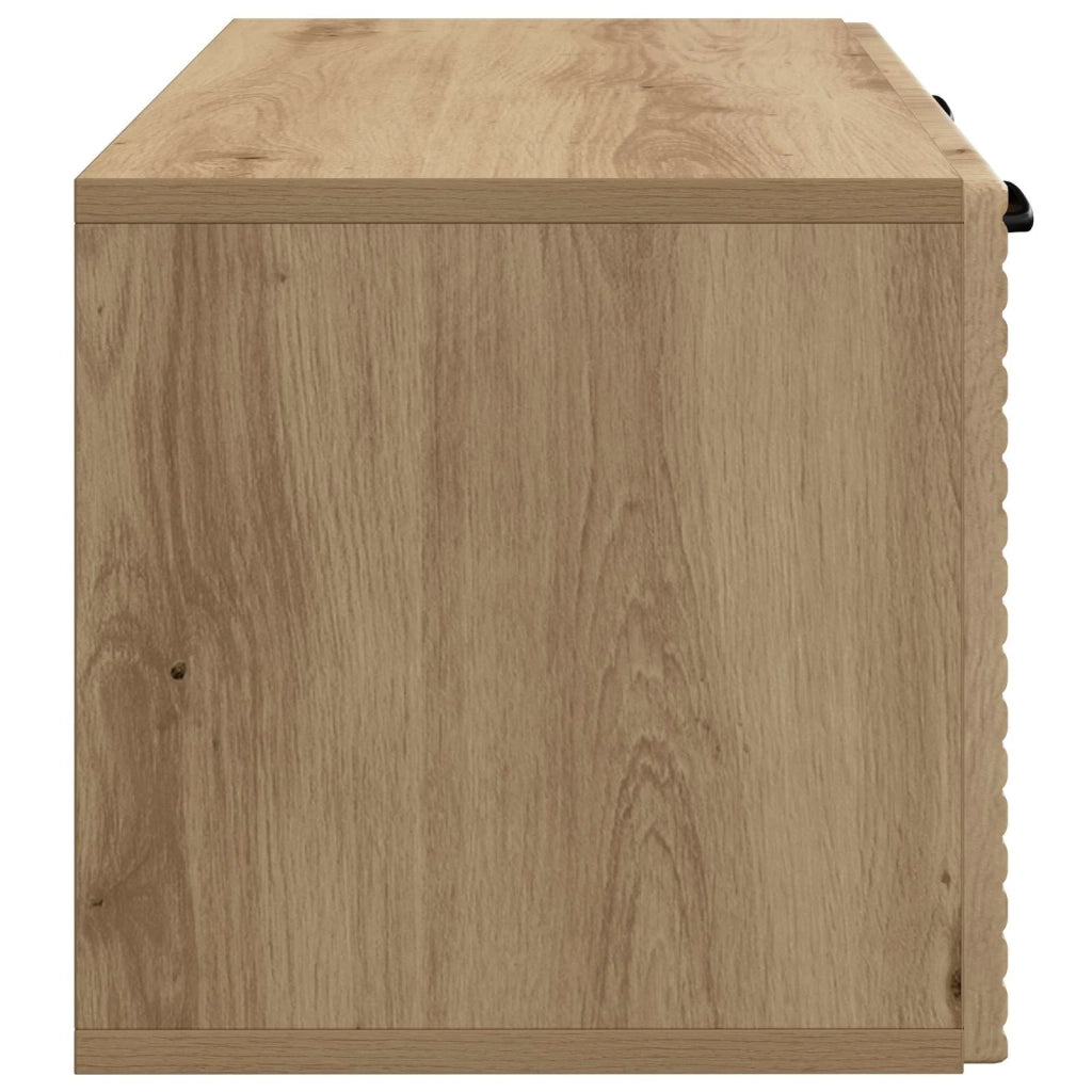 Mobile Porta TV da Muro Rovere Artigianale 59,5 x 31 x 30 cm