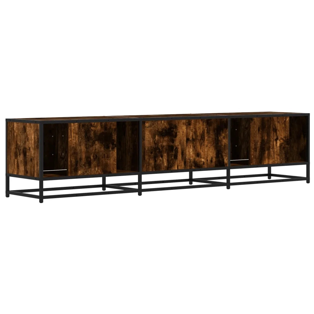 Mobile Porta TV Rovere Fumo 180x35x41 cm in Truciolato 3300787