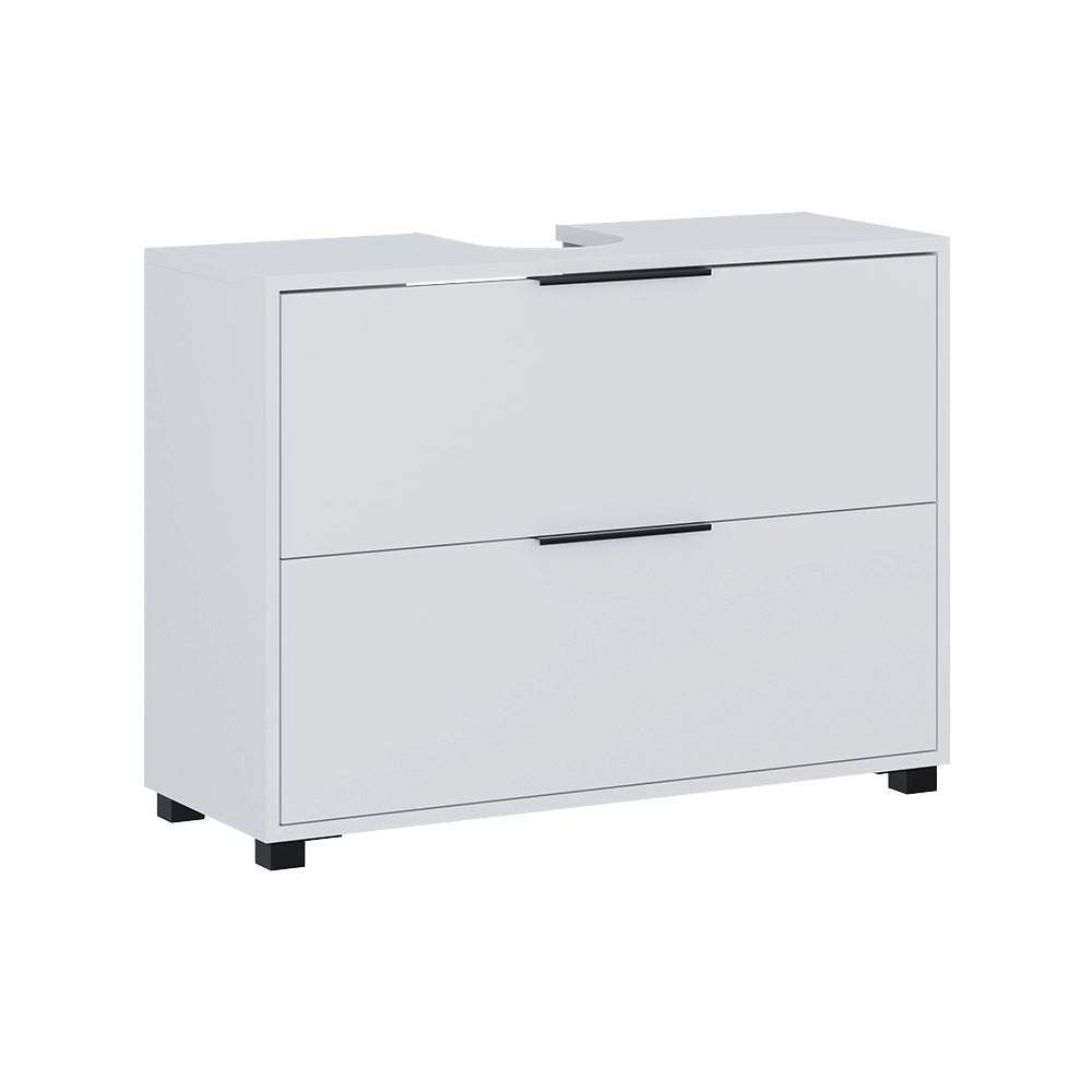 Vicco Mobile sottolavabo per bagno Bianco 80 x 60 cm con 2 cassetti