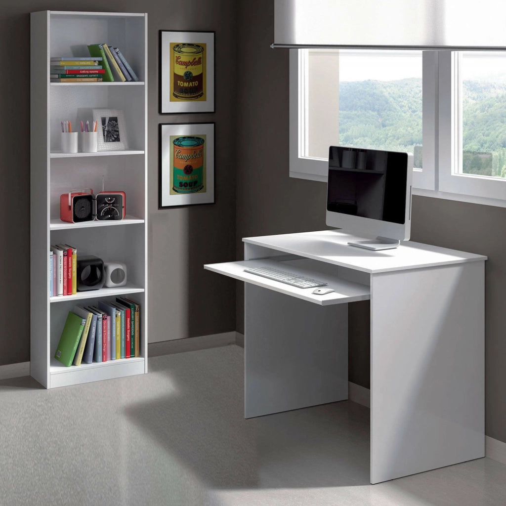Gaggi, Composizione Camera da Letto Reversibile, 90x54x79h cm Bianco