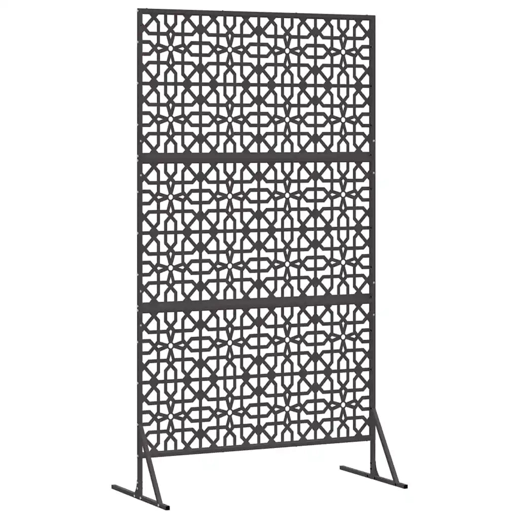 Schermo per Privacy Nero 100 x 50 x 180 cm Acciaio CFW2634928
