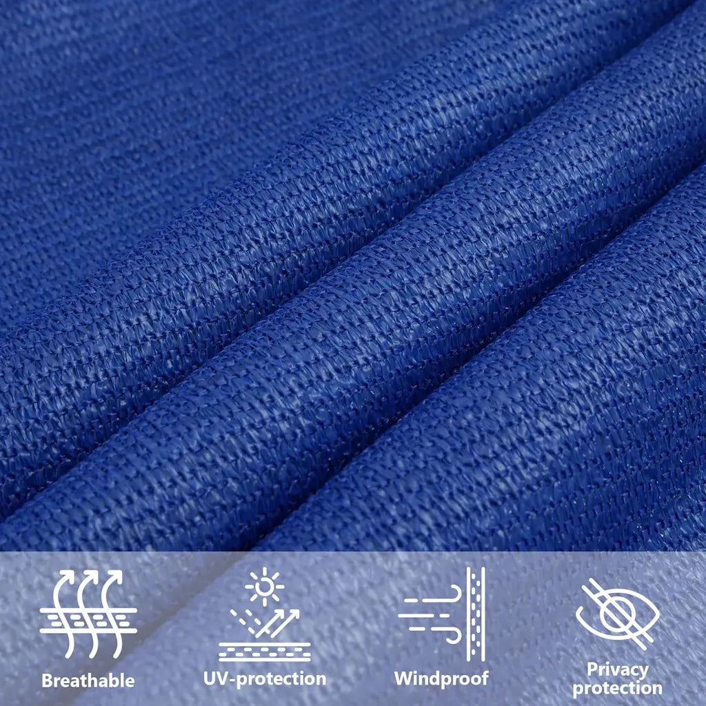 Vela Parasole 160 g/mÂ² Blu 3x3x3 m in HDPE cod mxl 22096
