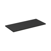 Piano lavabo nero SAVIA 120 cm - Piano di 120 cm per mobile sottolavabo