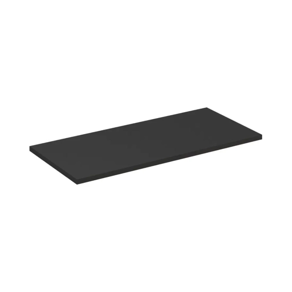 Piano lavabo nero SAVIA 120 cm - Piano di 120 cm per mobile sottolavabo