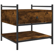 Tavolino da salotto | Tavolino da caff¨¨ | Tavolino da Soggiorno Rovere Fumo 50x50x50 cm Legno Multistrato