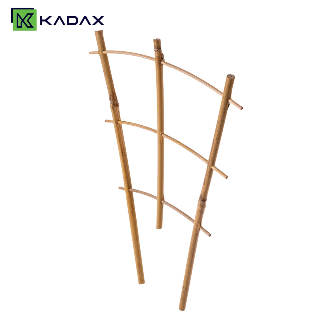 Scala portapiante in bambù KADAX, supporto per fiori, 26 cm, robusta, per pergola.