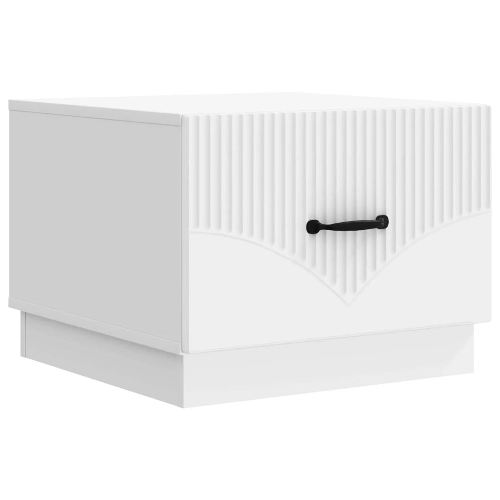 Tavolino da salotto Bianco 49 x 50 x 37 cm Legno ingegnerizzato 895425