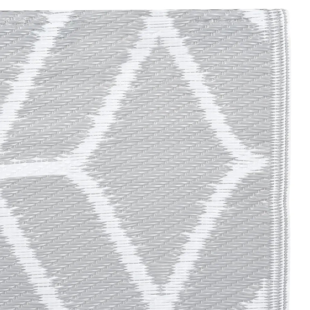 Tappeto da Esterni ARAKIL Grigio 190x290 cm in PP 310423
