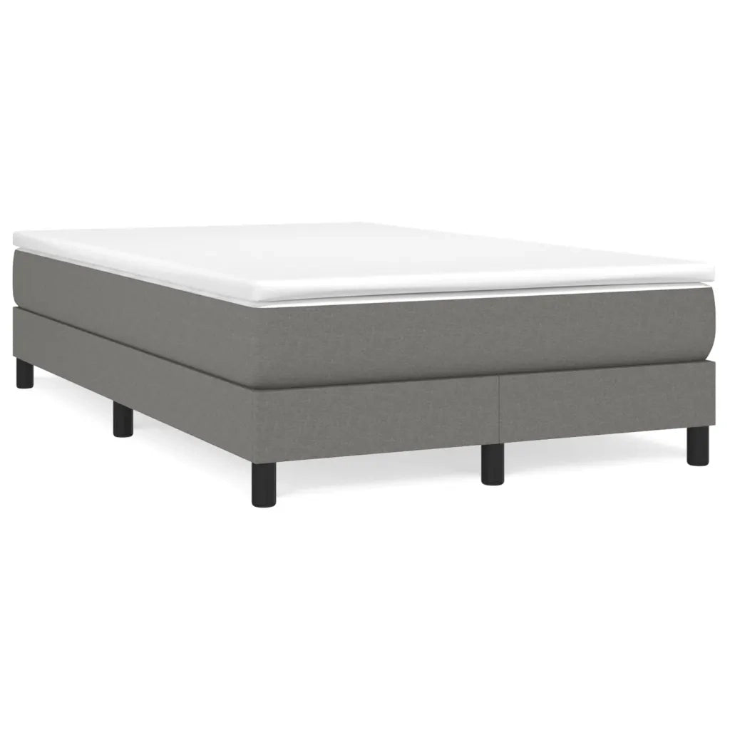 Struttura Letto a Rete a Molle Grigio Scuro 120x200 cm Tessuto 3120501