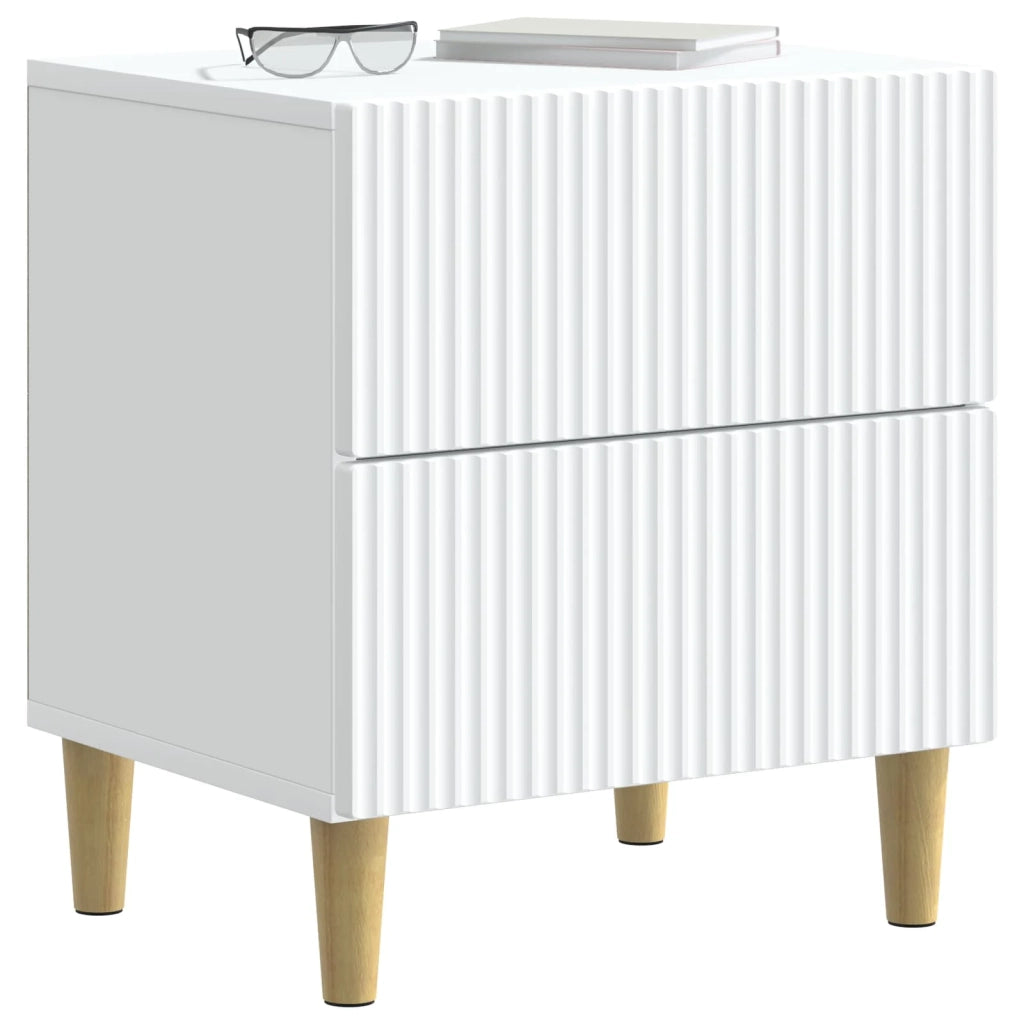 Armadio da Notte Bianco 43 x 34,5 x 48 cm Legno ingegnerizzato 894525