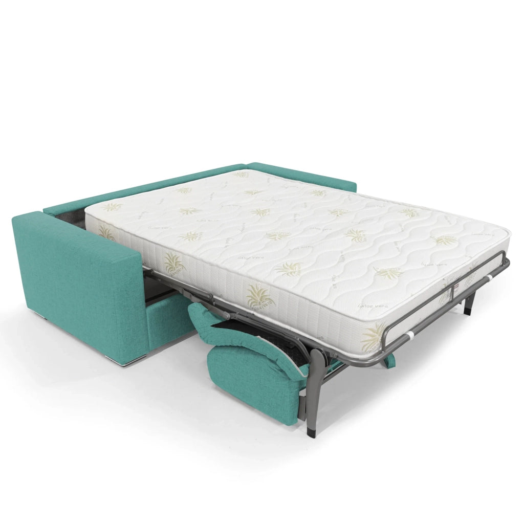 Nixon Divano letto c/mat. H 20 cm 200 cm (mat. 140x197) Verde Acqua