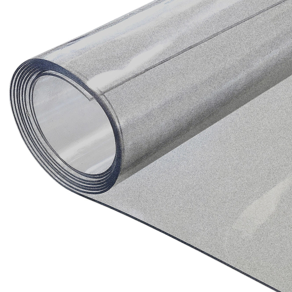 Tovaglia Trasparente Satinata Pellicola Pvc Opaca Copritavolo Antimacchia Spessa 100x200 Cm Scura