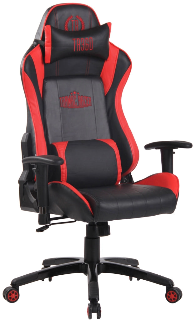 Sedia Ufficio Racing Shift X2 In Similpelle senza poggiapiedi,nero/rosso