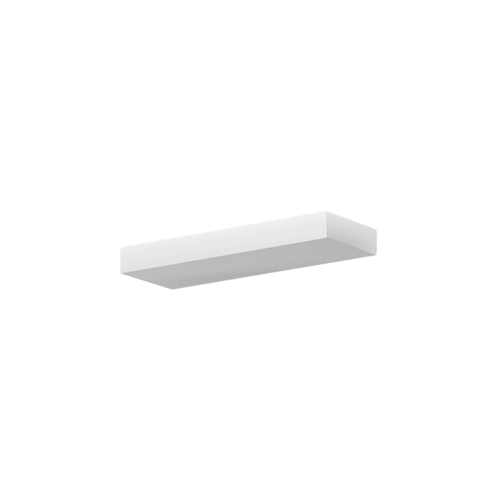 Lampada a Parete GAP572 - Applique LED 34W 1500lm 3000K in Alluminio Bianco Opaco, Dimmerabile a Taglio di Fase e Push - Gealuce