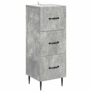 Mobile con Cassetti Grigio Cemento 33 x 34,5 x 89,5 cm 894848
