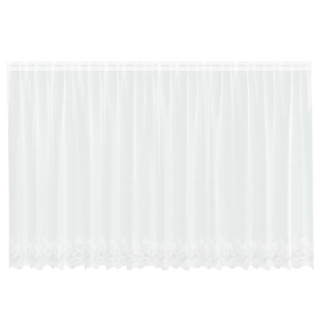 vidaXL Tende con tende Altro Bianco 400 x 160 cm Poliestere