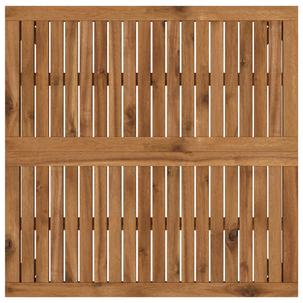 Tavolino da salotto Naturale e Nero 80 x 80,5 x 45 cm 901286