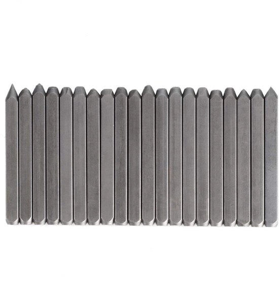 Tempelli per gioielli - 20 pezzi - Materiale in acciaio inossidabile - Manico antiscivolo - Duraturo - Per la creazione di gioielli - Gioiellotempelli