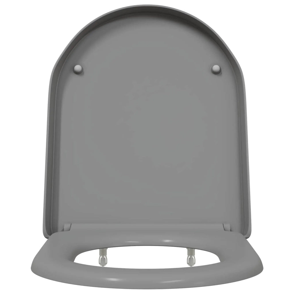 Sedile del WC Grigio 49 x 36 x 4 cm Duroplast 42002355