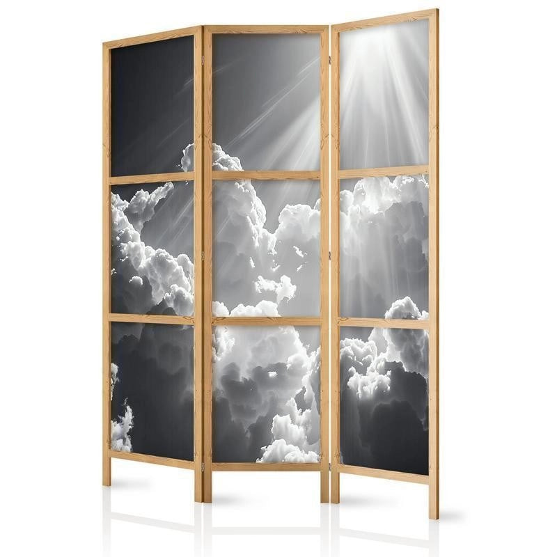 Paravento giapponese a tre ante Speranza tra le nuvole Larghezza x Altezza Decor: 135x172