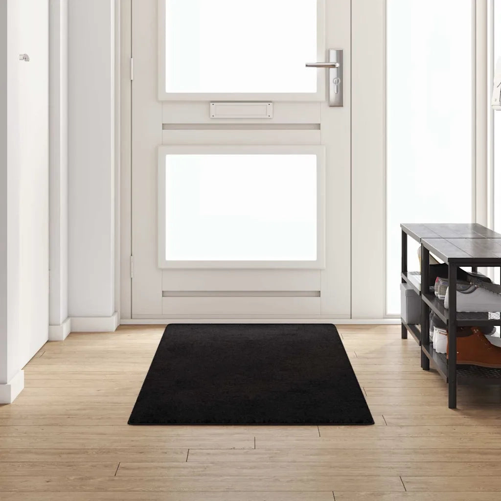 Runner in Moquette | Runner Tappeto Nero 80 x 250 cm 100% Polipropilene Tuft