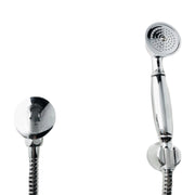 Set doccia in ottone epoca con presa acqua e supporto