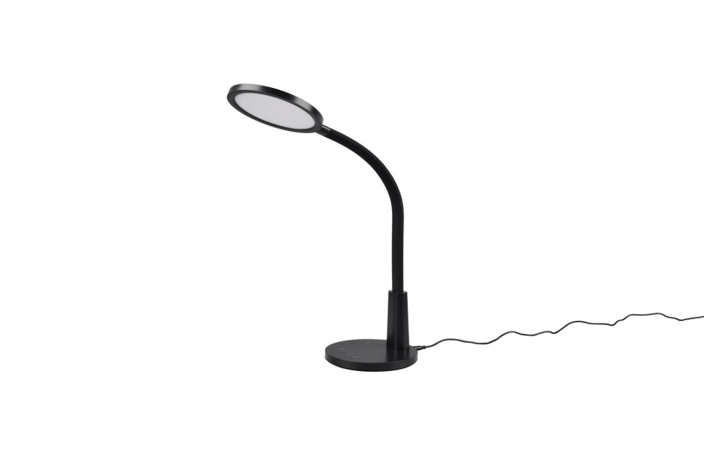 Lampada da scrivania SALLY nera LED 8W dimmer timer RL