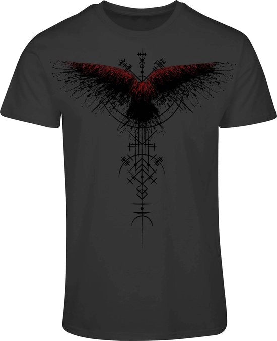 Maglia da T-Shirt con Disegno Viking - Colore Intenso - Ideale per Regali