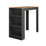Vicco Tavolo da bar Quercia dorata/antracite 57 x 117 cm
