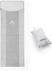 Sacco da campeggio ultraleggero con cuscino per uso all'aperto - adatto per viaggi di campeggio in primavera, estate e autunno - ripiegabile e compatto - 820 g Sacco da campeggio