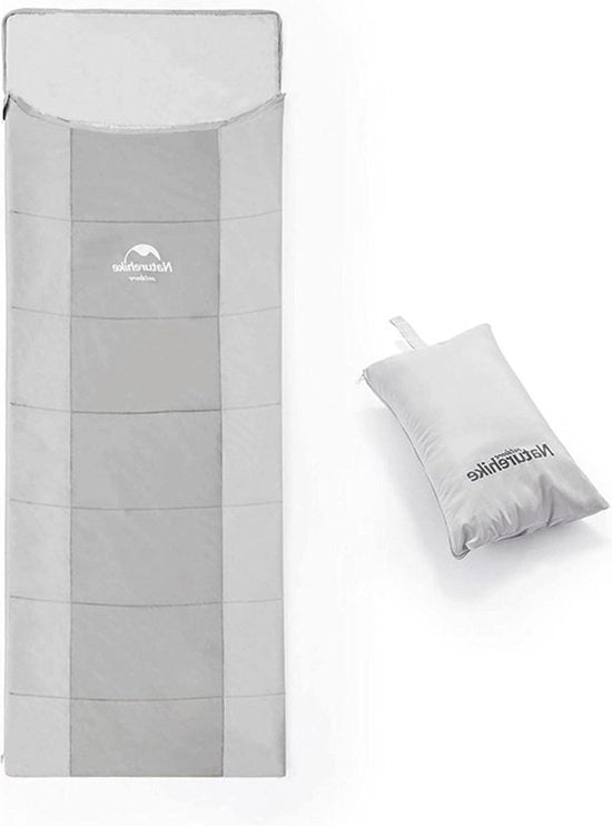 Sacco da campeggio ultraleggero con cuscino per uso all'aperto - adatto per viaggi di campeggio in primavera, estate e autunno - ripiegabile e compatto - 820 g Sacco da campeggio