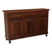 Credenza base napoletana arte povera 3 ante noce Bassano