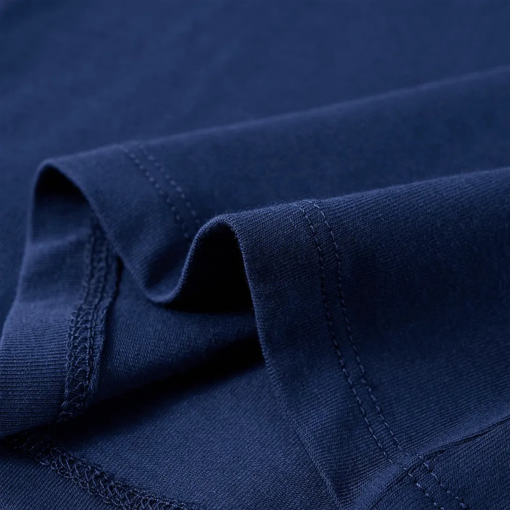 Maglietta da Bambino a Maniche Lunghe Blu Marino 128 13767