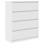 Credenza | Madia | Buffet da pranzo | Armadio da pranzo Bianca 80x35x99 cm in Legno Multistrato