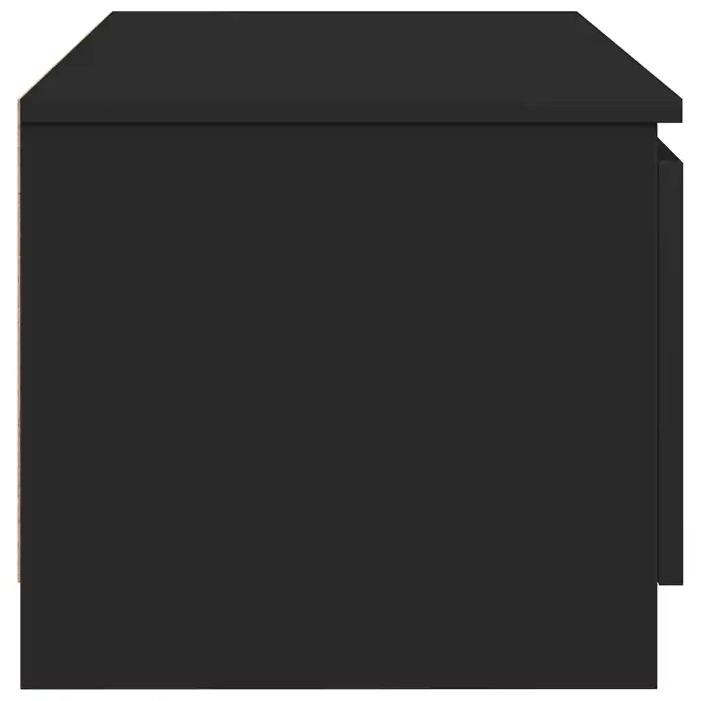 Mobile Porta TV Nero 140x40x35,5 cm in Legno Multistrato 800649