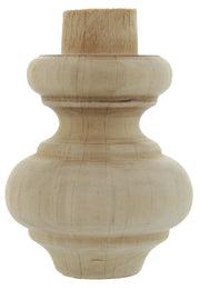 PIEDE IN LEGNO ONTANO 53012 52X 75 MM- 8,0 pz