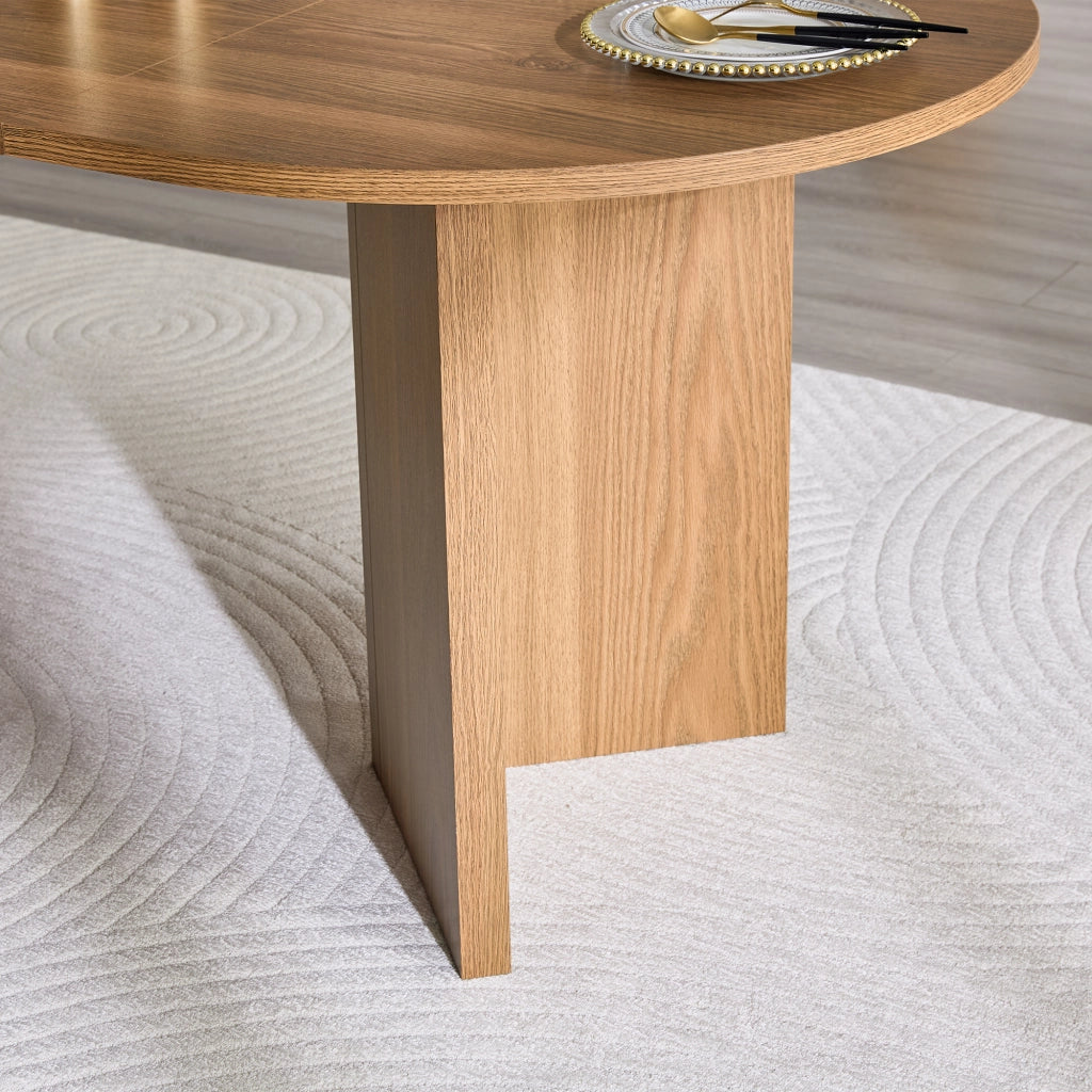 Tavolo da Pranzo Ovale per 4-6 Persone ¨C Xylo ¨C Legno, Moderno, 180 cm