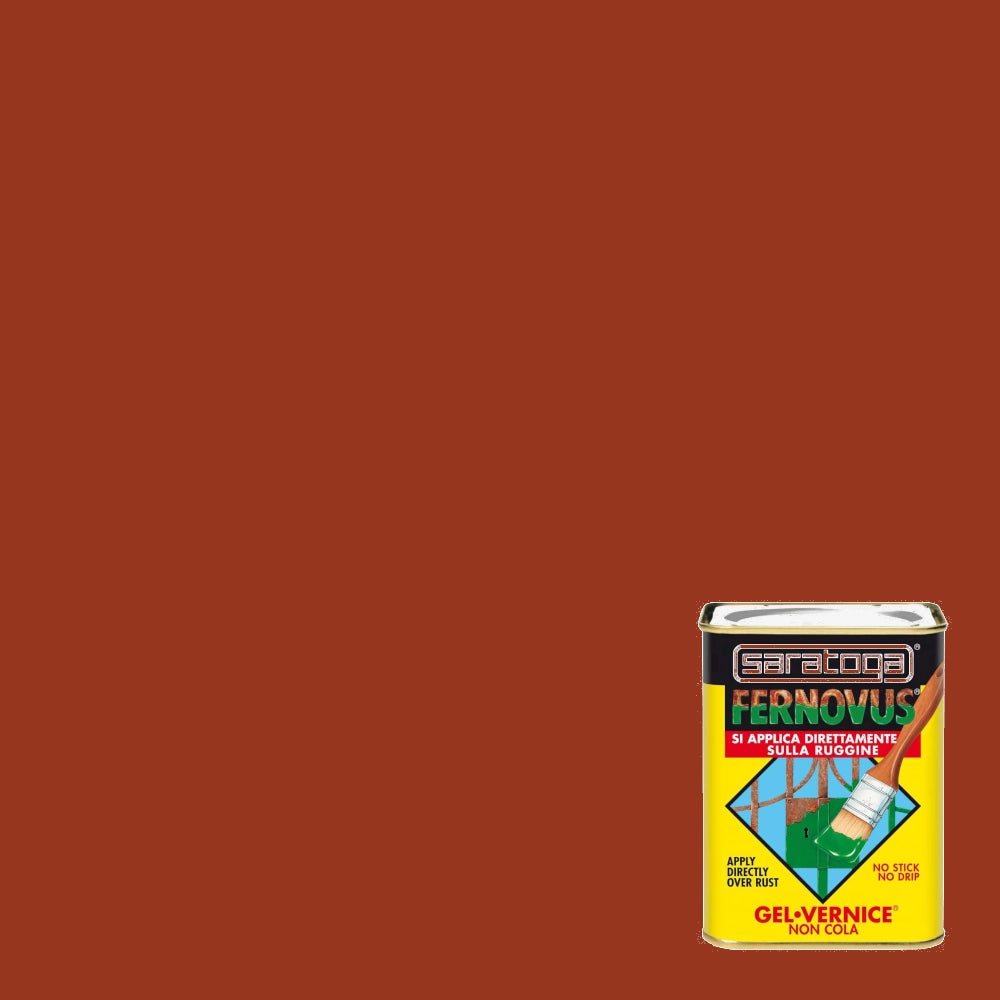 Saratoga SMALTO A GEL FERNOVUS 750ML ROSSO MATTONE SATINATO