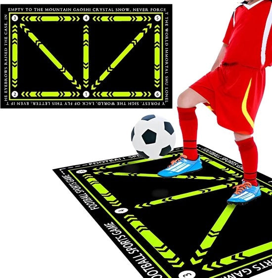 Mat per allenamento calcio - Materiale di allenamento - Mat per dribbling - Materiale di allenamento - Accessori - Ripiegabile