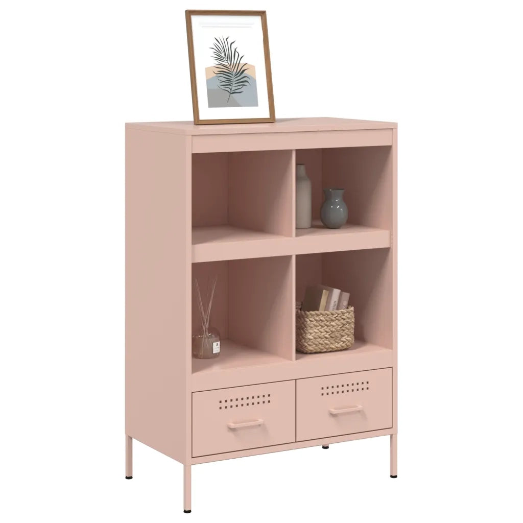 Credenza Rosa 68x39x101,5 cm in Acciaio 843103