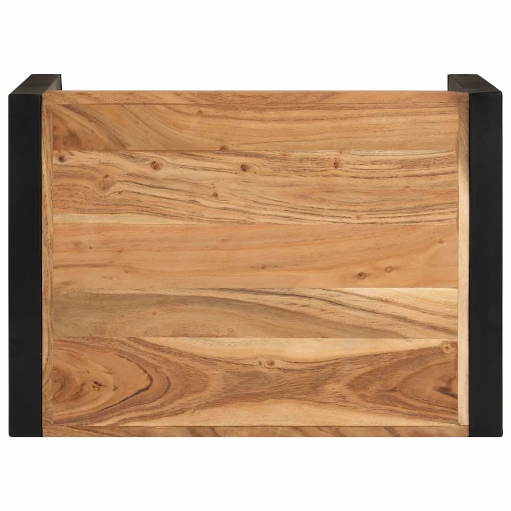 Tavolini a Incastro 3 pz in Legno Massello di Pino 321552