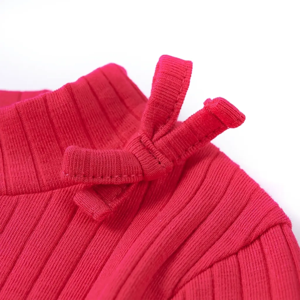 Maglietta da Bambina a Maniche Lunghe Fucsia 104 14140