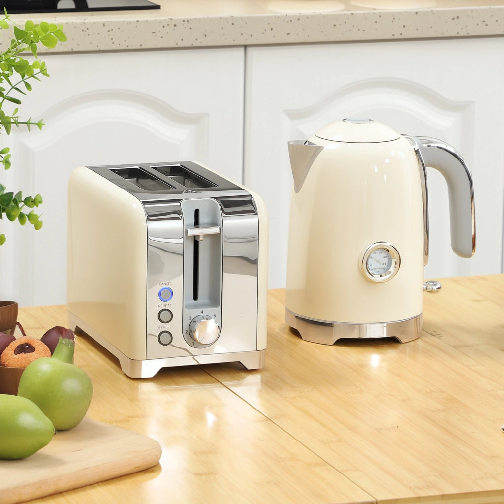 Set Bollitore e Toaster ¨C zephmum ¨C 2200W 7 livelli tostatura crema