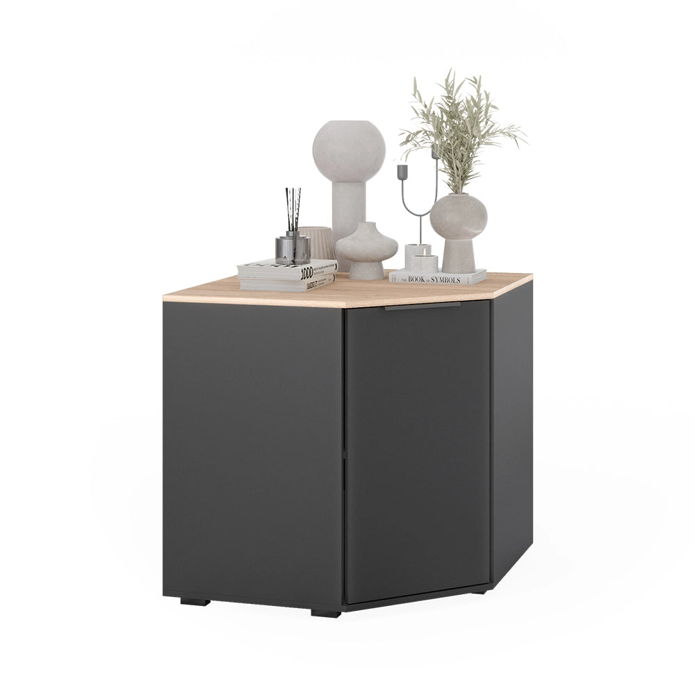 Vicco Credenza Antracite 77.9 x 77.9 cm con 1 porta