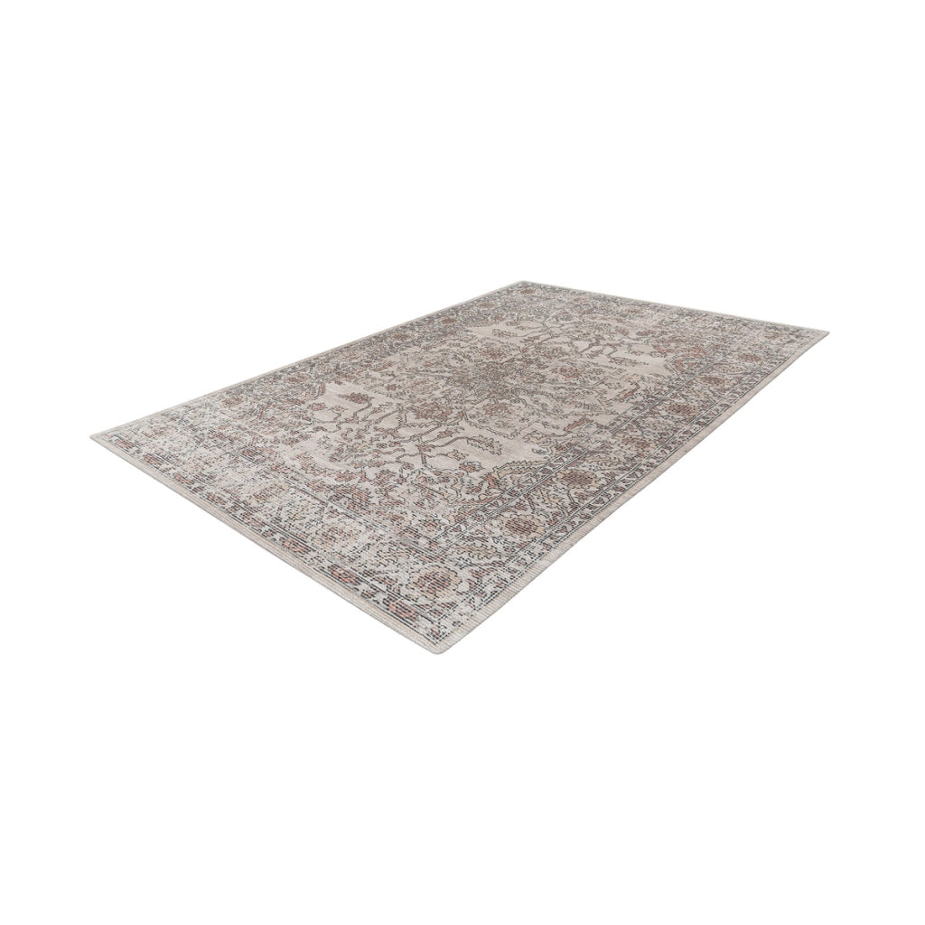 Tappeto Vintage Perry 325 Beige in Cotone